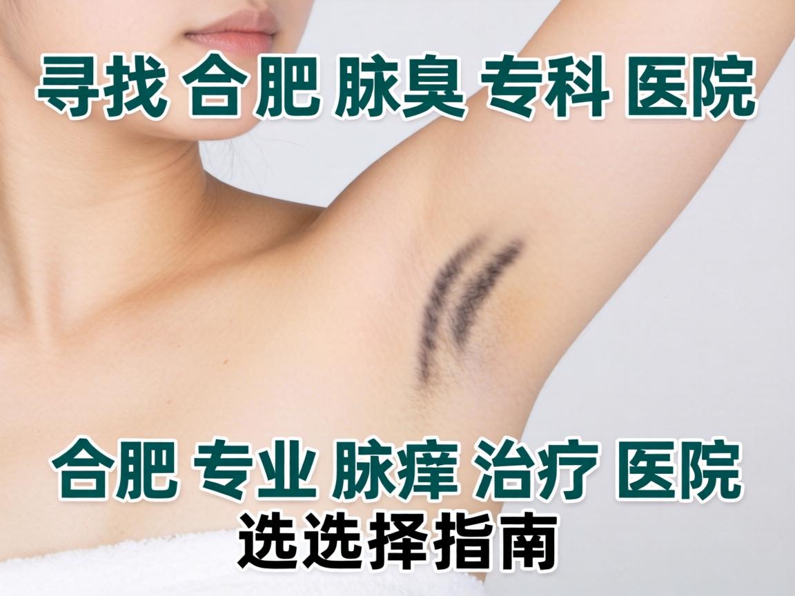 寻找合肥腋臭专科医院,合肥专业腋臭治疗医院的选择指南 寻找合肥腋臭专科医院,合肥专业腋臭治疗医院的选择指南