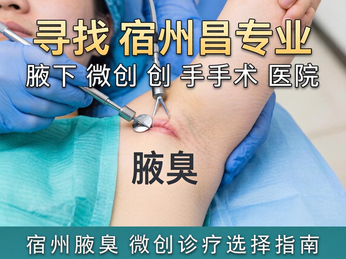 寻找宿州专业腋下微创手术医院,宿州腋臭微创诊疗选择指南 寻找宿州专业腋下微创手术医院,宿州腋臭微创诊疗选择指南