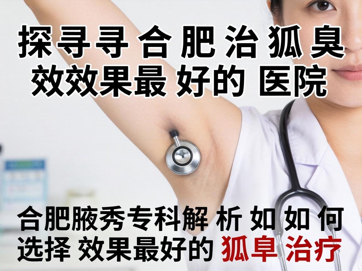 探寻合肥治狐臭效果最好的医院，合肥腋秀专科解析如何选择效果最好的狐臭治疗