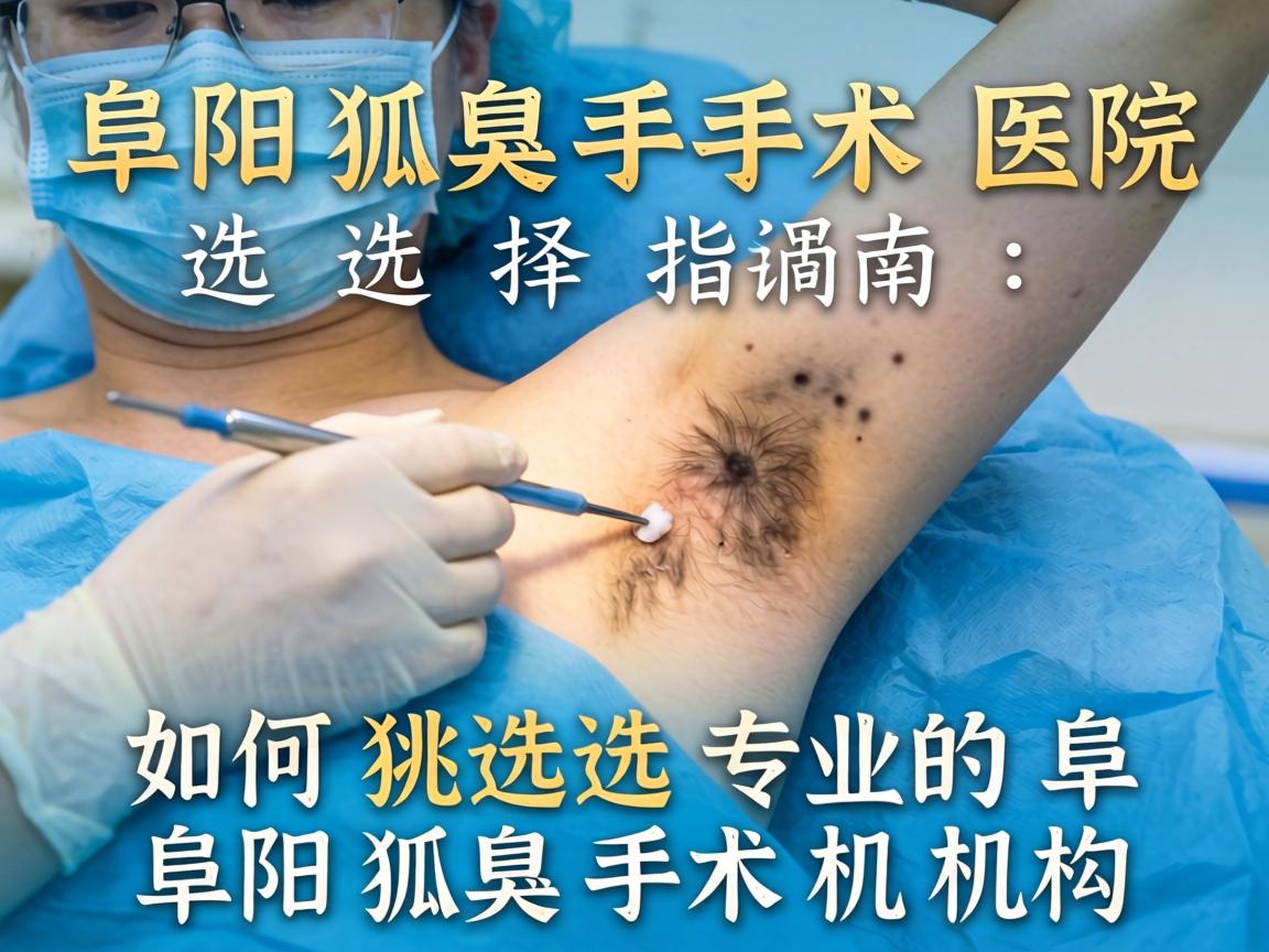 阜阳狐臭手术医院选择指南,如何挑选专业的阜阳狐臭手术机构 阜阳狐臭手术医院选择指南,如何挑选专业的阜阳狐臭手术机构