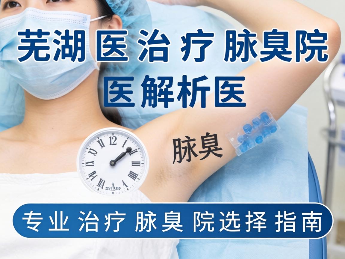 芜湖治疗腋臭医院解析，专业治疗腋臭的医院选择指南