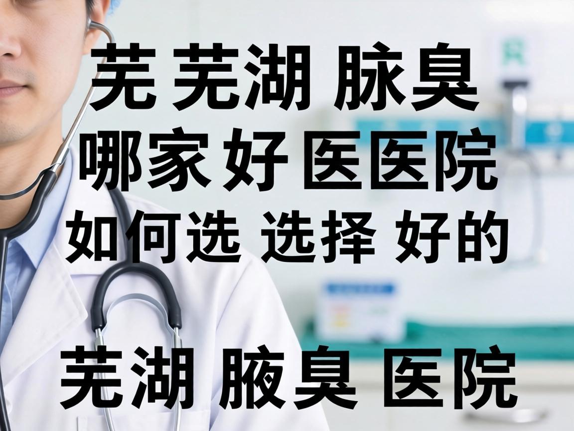 深度解析芜湖腋臭医院哪家好，如何选择好的芜湖腋臭医院