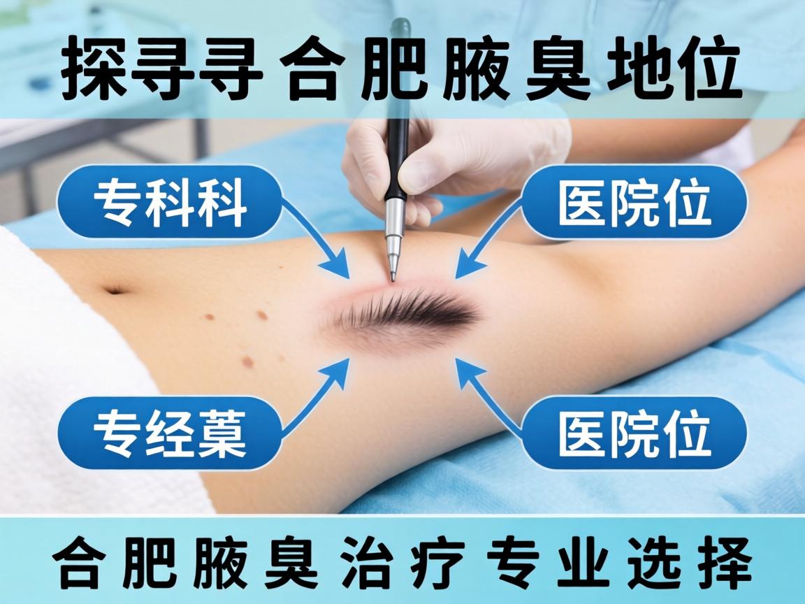 探寻合肥腋臭专科医院位置，详解合肥腋臭治疗专业选择