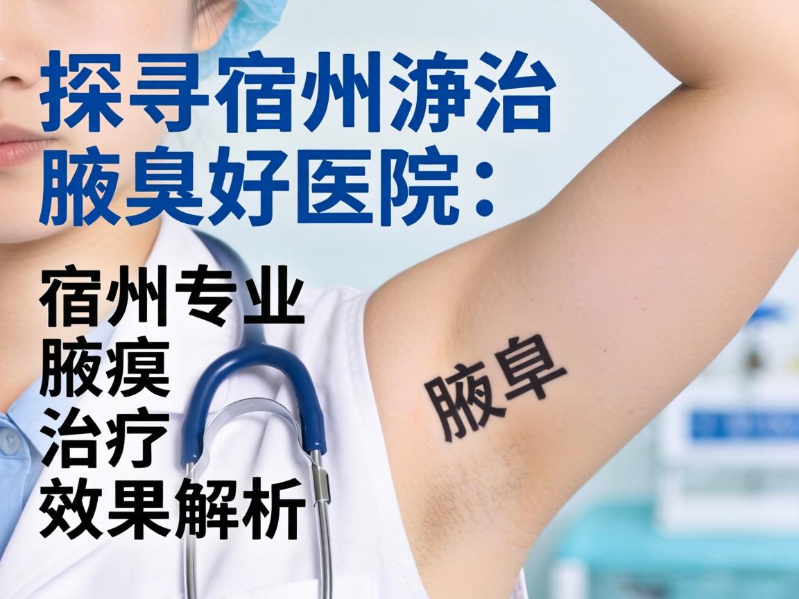 探寻宿州治腋臭好医院,宿州专业腋臭治疗效果解析 探寻宿州治腋臭好医院,宿州专业腋臭治疗效果解析