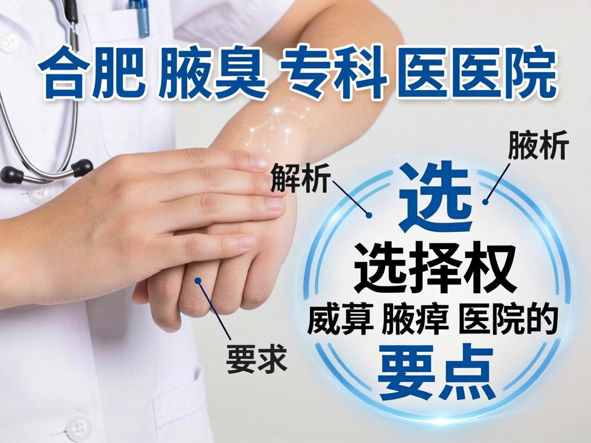合肥腋臭专科医院解析,选择权威腋臭医院的要点 合肥腋臭专科医院解析,选择权威腋臭医院的要点