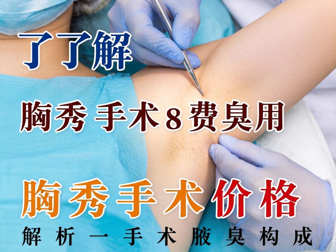 了解腋秀手术费用 解析腋秀手术价格构成