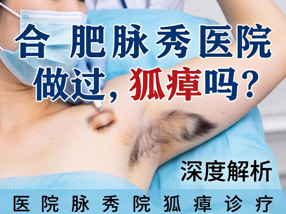 在合肥腋秀医院做过狐臭吗？深度解析腋秀医院的狐臭诊疗