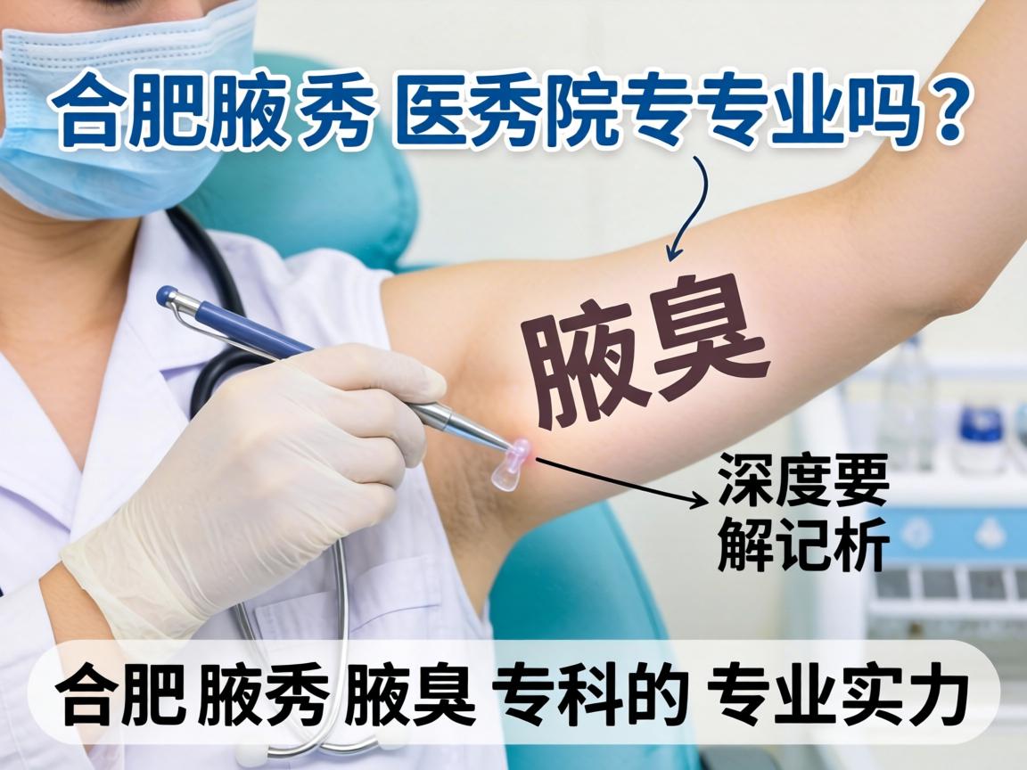 合肥腋秀医院专业吗?深度解析合肥腋秀腋臭专科的专业实力 合肥腋秀医院专业吗?深度解析合肥腋秀腋臭专科的专业实力