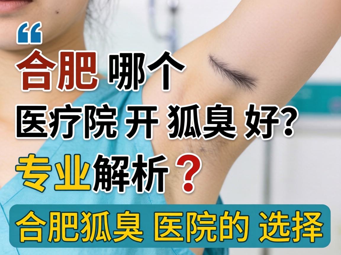 合肥哪个医院开狐臭好?专业解析合肥狐臭医院的选择 合肥哪个医院开狐臭好?专业解析合肥狐臭医院的选择