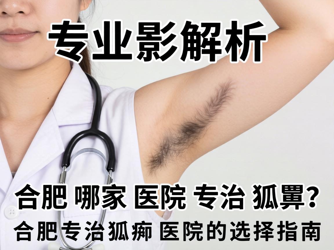 专业解析，合肥哪家医院专治狐臭？合肥专治狐臭医院的选择指南