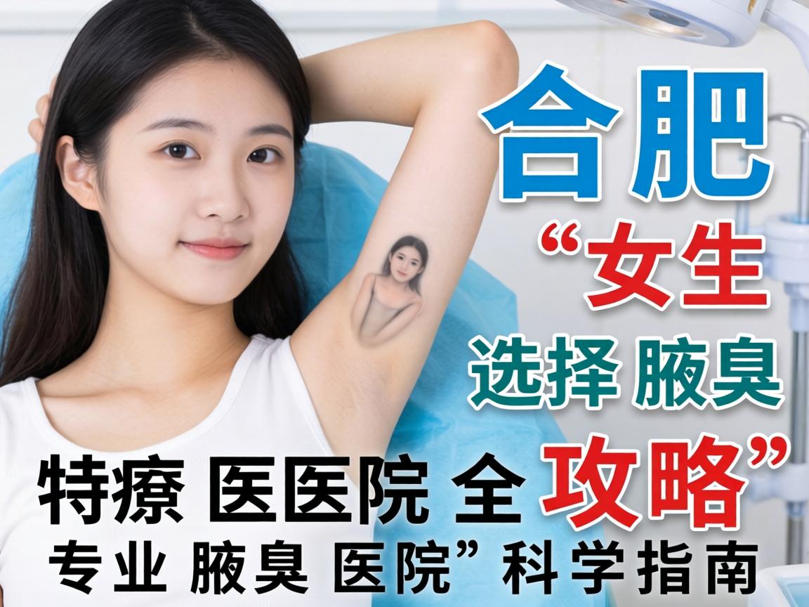 合肥女生选择腋臭医院全攻略，专业腋臭医院的科学指南