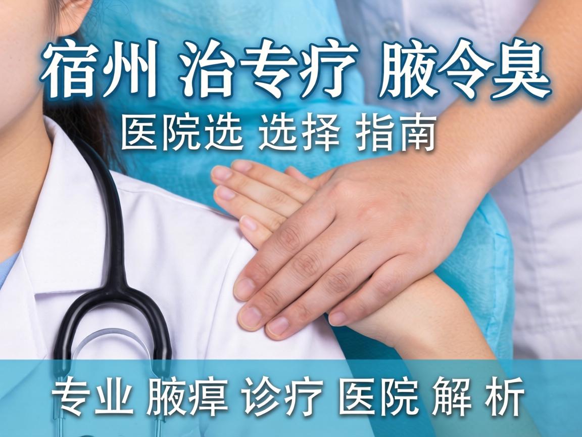 宿州治疗腋臭医院选择指南,专业腋臭诊疗医院解析 宿州治疗腋臭医院选择指南,专业腋臭诊疗医院解析