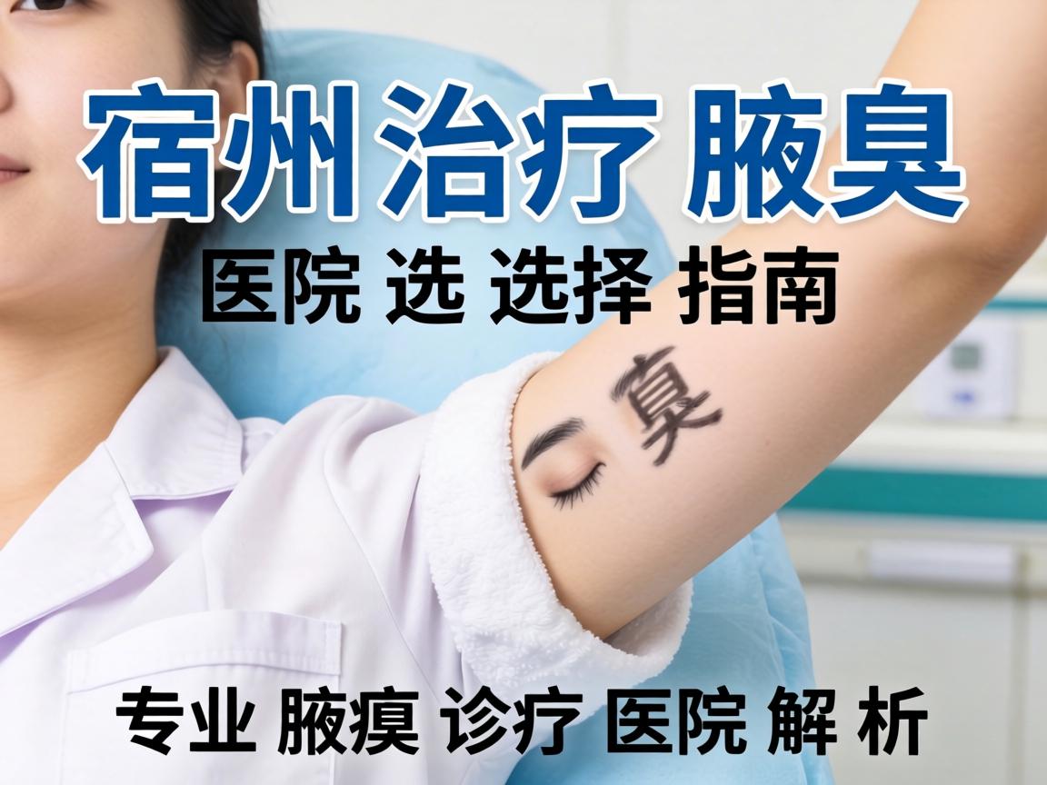 宿州治疗腋臭医院选择指南,专业腋臭诊疗医院解析 宿州治疗腋臭医院选择指南,专业腋臭诊疗医院解析