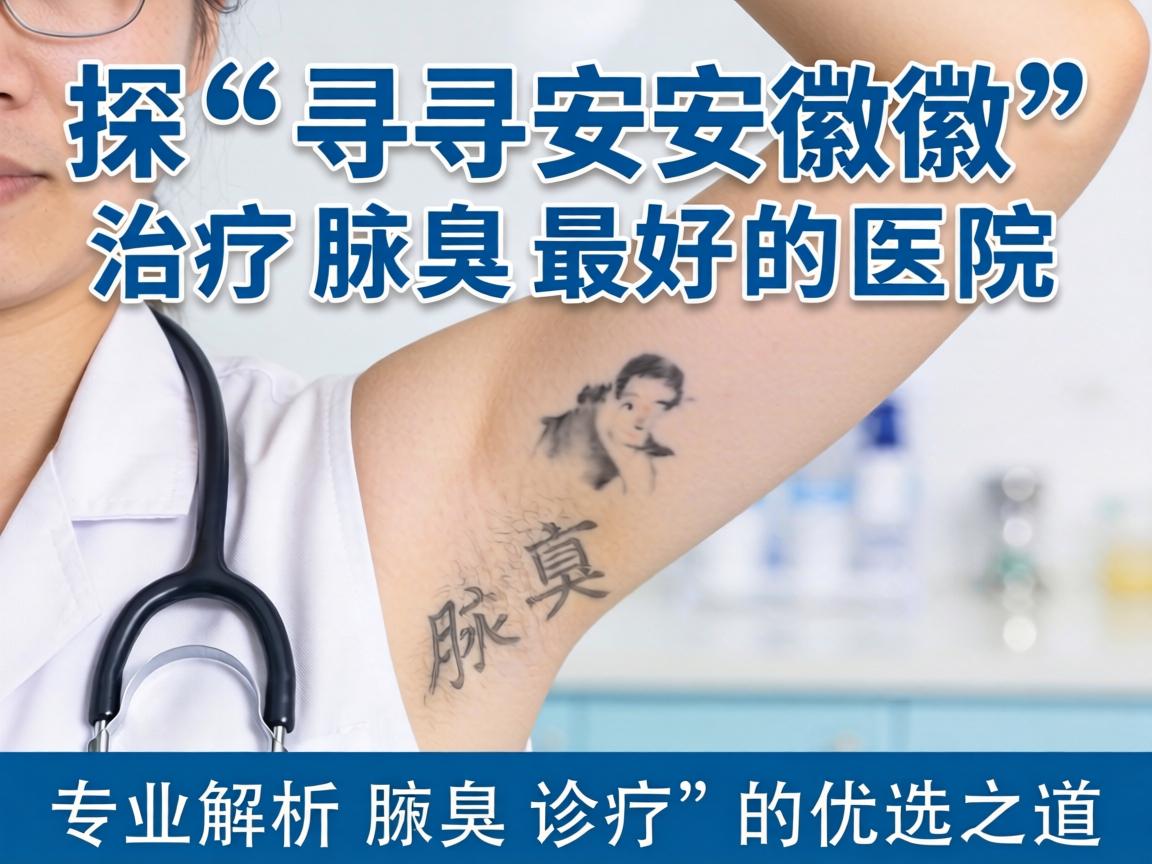 探寻安徽治疗腋臭最好的医院，专业解析腋臭诊疗的优选之道