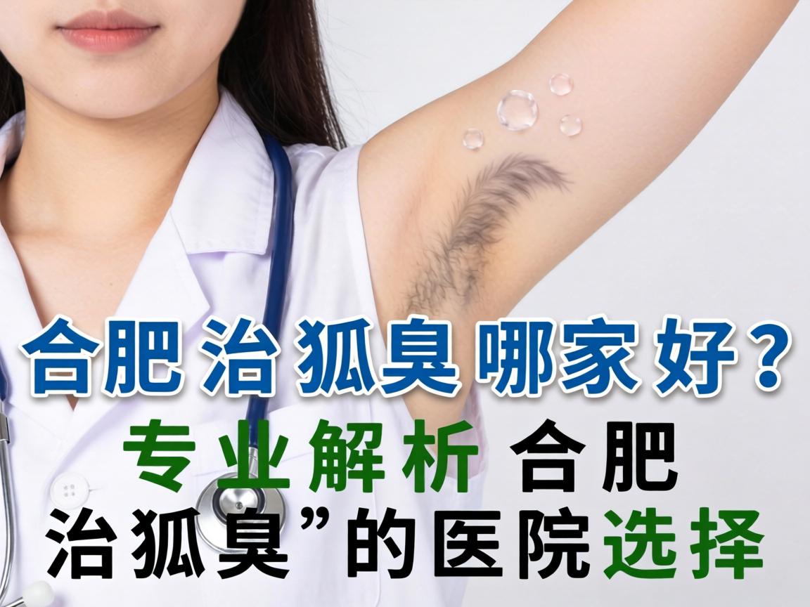 合肥治狐臭哪家好？专业解析合肥治狐臭的医院选择