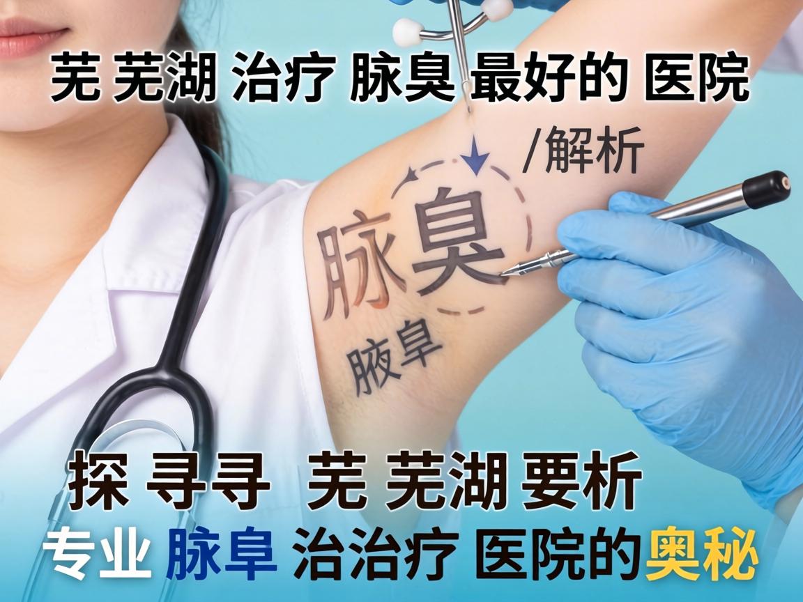 芜湖治疗腋臭最好的医院解析，探寻芜湖专业腋臭治疗医院的奥秘