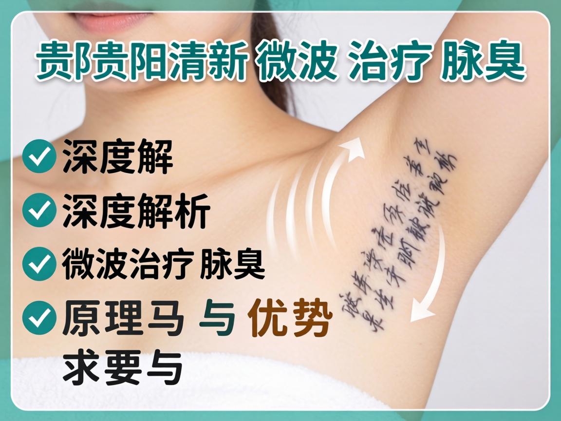 贵阳清新微波治疗腋臭，深度解析微波治疗腋臭的原理与优势