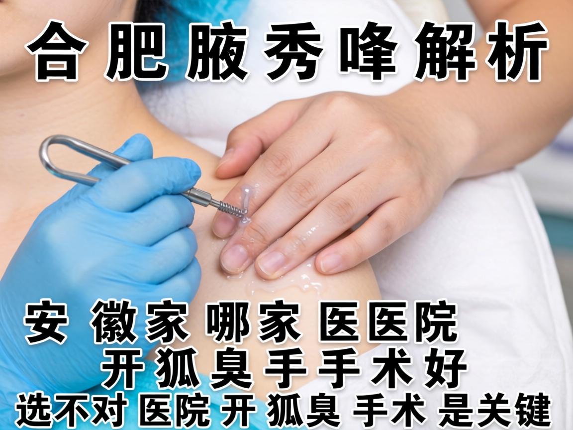 合肥腋秀解析,安徽哪家医院开狐臭手术好,选对医院开狐臭手术是关键 合肥腋秀解析,安徽哪家医院开狐臭手术好,选对医院开狐臭手术是关键