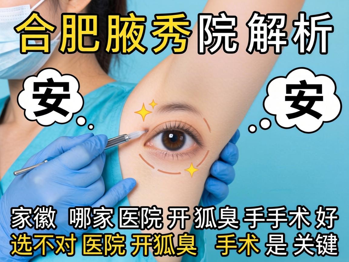 合肥腋秀解析,安徽哪家医院开狐臭手术好,选对医院开狐臭手术是关键 合肥腋秀解析,安徽哪家医院开狐臭手术好,选对医院开狐臭手术是关键