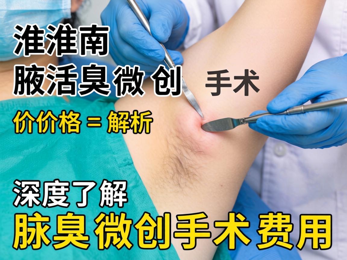 淮南腋臭微创手术价格解析，深度了解腋臭微创手术费用