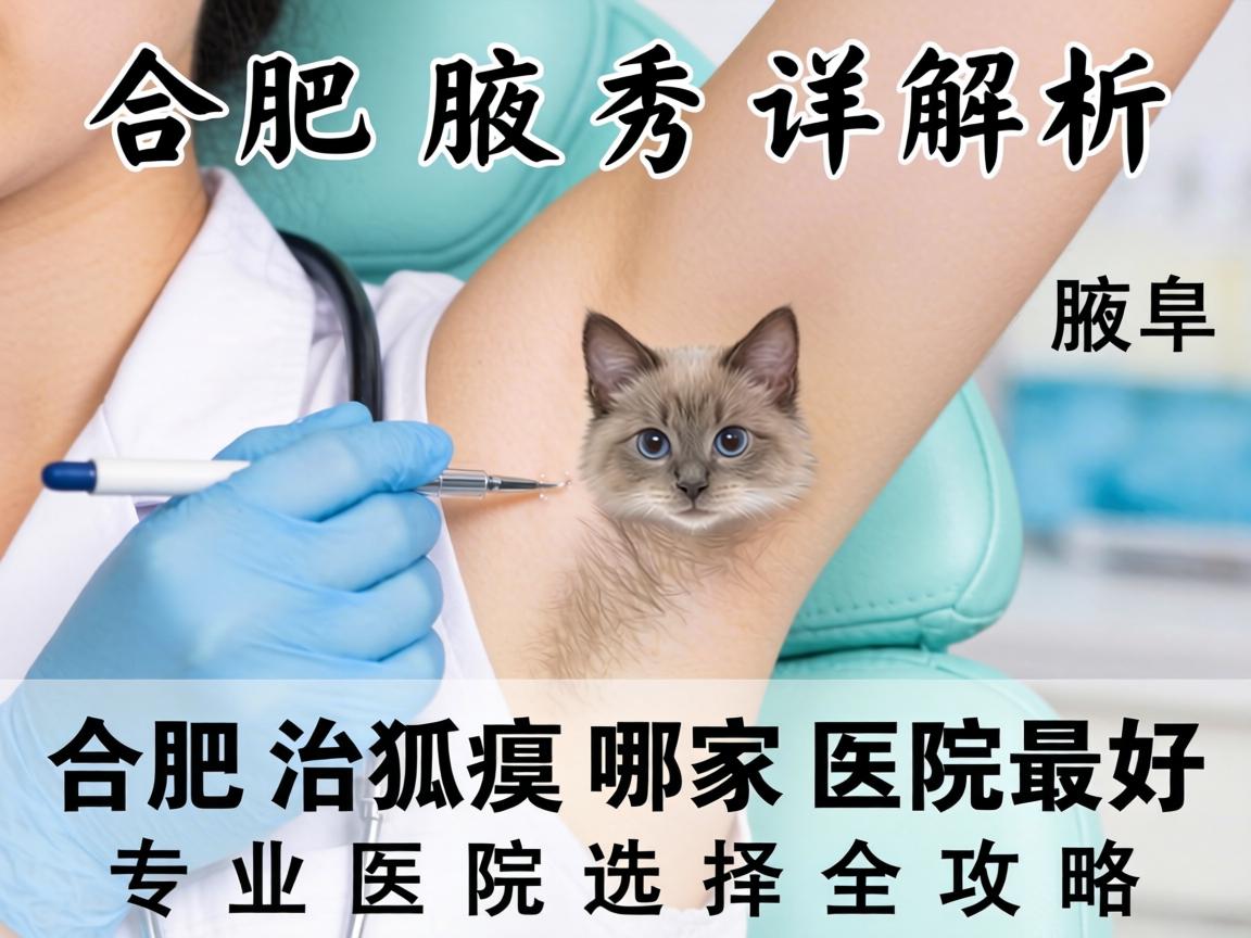 合肥腋秀解析，合肥治狐臭哪家医院最好，专业医院选择全攻略