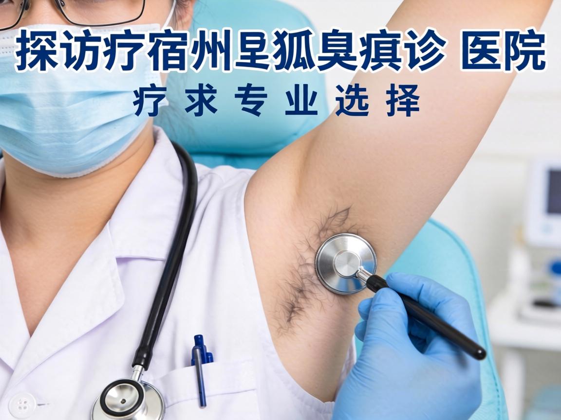 探访宿州狐臭医院，宿州狐臭诊疗的专业选择