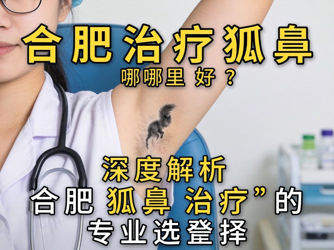 合肥治疗狐臭哪里好？深度解析合肥狐臭治疗的专业选择
