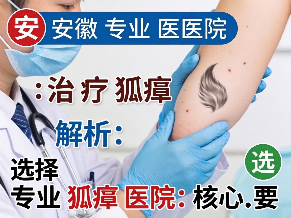 安徽专业治疗狐臭医院解析,选择专业狐臭医院的核心要点 安徽专业治疗狐臭医院解析,选择专业狐臭医院的核心要点