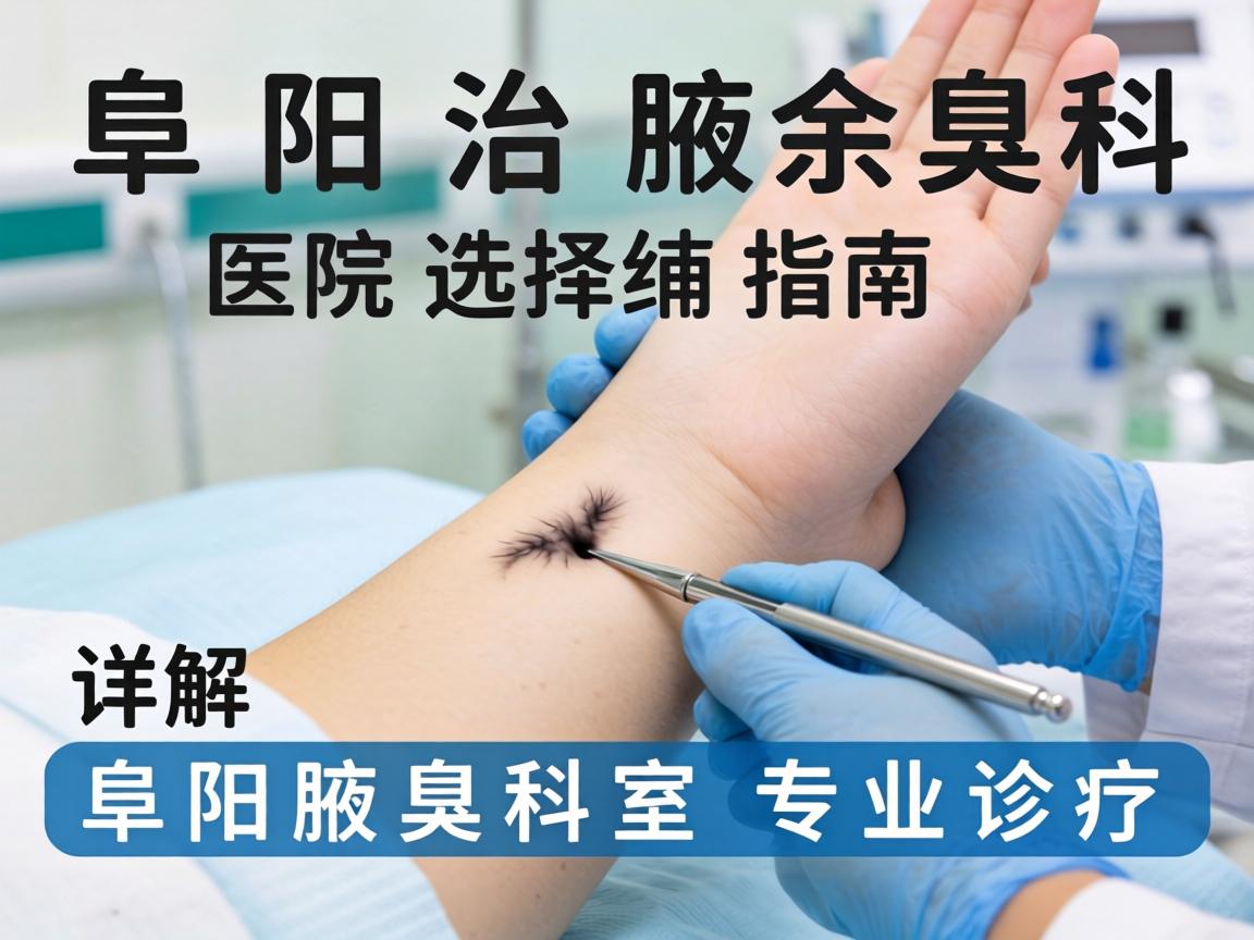 阜阳治腋臭科医院选择指南,详解阜阳腋臭科室专业诊疗 阜阳治腋臭科医院选择指南,详解阜阳腋臭科室专业诊疗