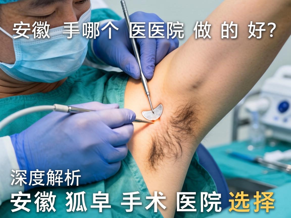 安徽狐臭手术哪个医院做的好？深度解析安徽狐臭手术医院选择