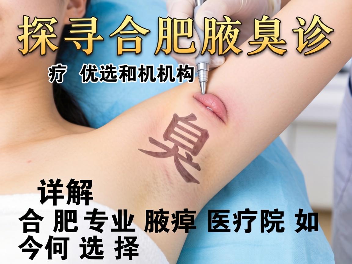 探寻合肥腋臭诊疗优选机构，详解合肥专业腋臭医院如何选择
