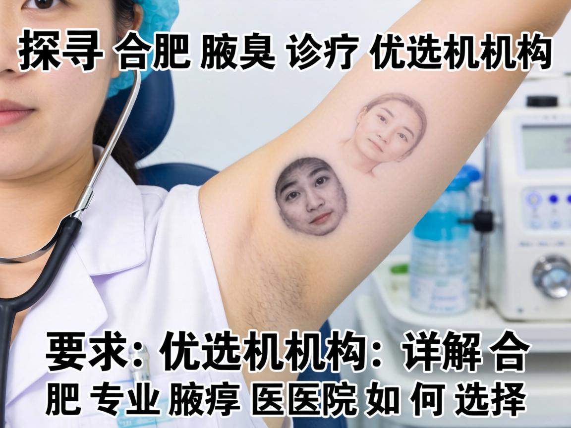 探寻合肥腋臭诊疗优选机构，详解合肥专业腋臭医院如何选择