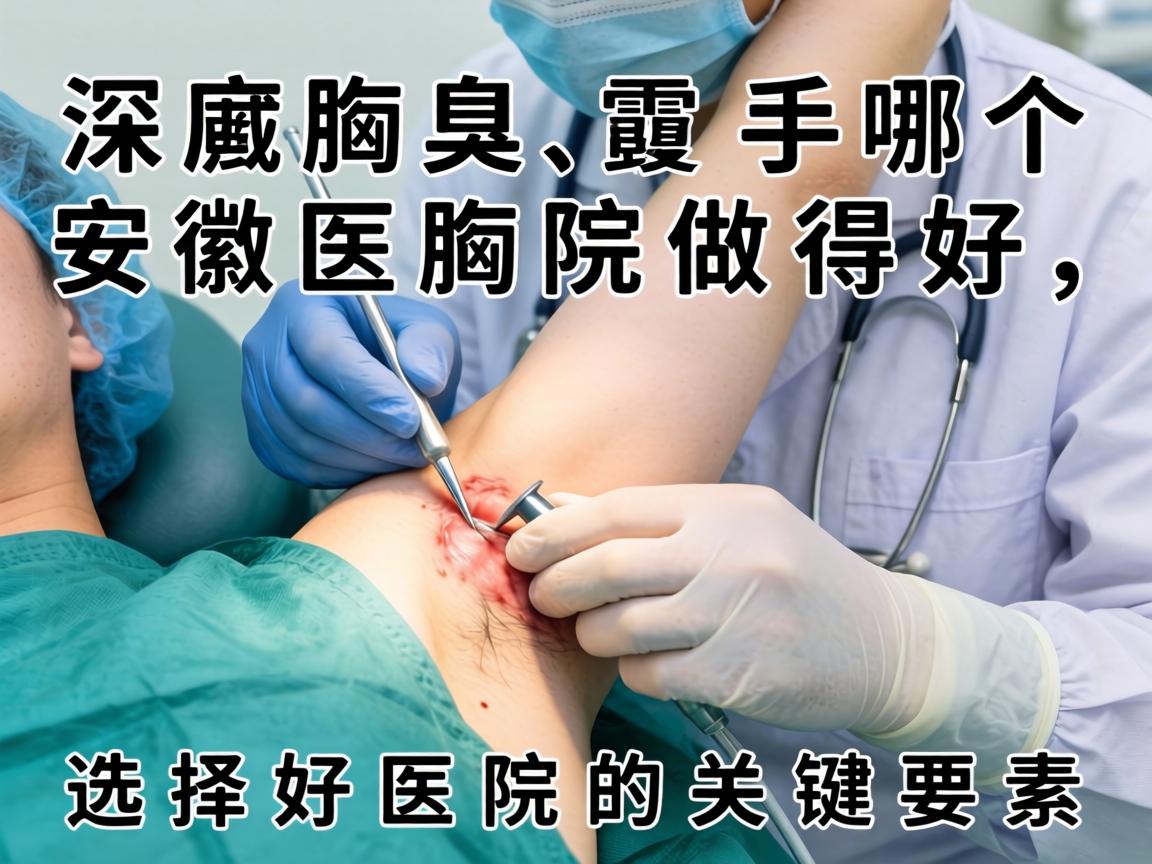 深度解析安徽腋臭手术哪个医院做得好,选择好医院的关键要素 深度解析安徽腋臭手术哪个医院做得好,选择好医院的关键要素
