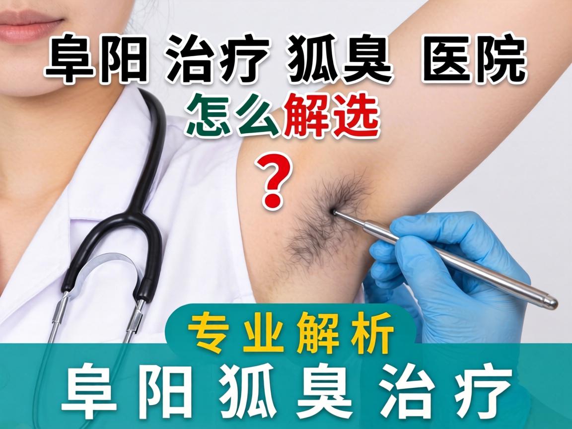 阜阳治疗狐臭医院怎么选？专业解析阜阳狐臭治疗