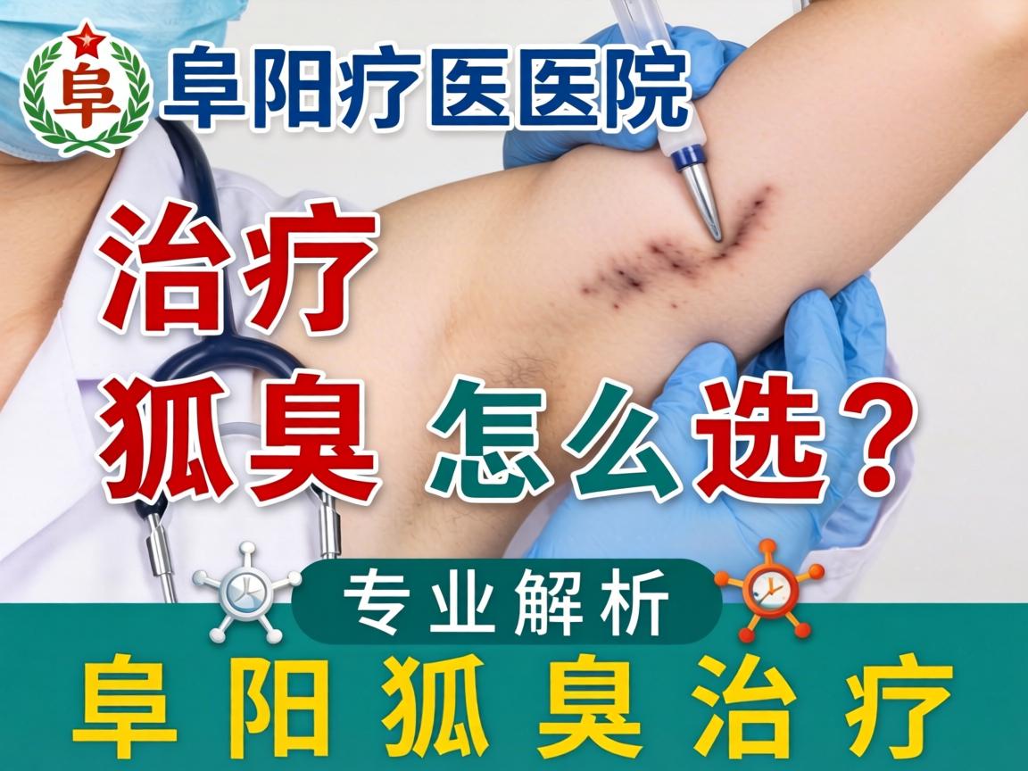 阜阳治疗狐臭医院怎么选？专业解析阜阳狐臭治疗