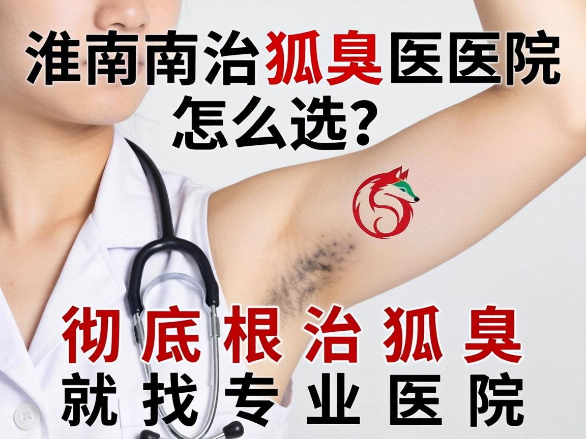 淮南治狐臭医院怎么选？彻底根治狐臭就找专业医院