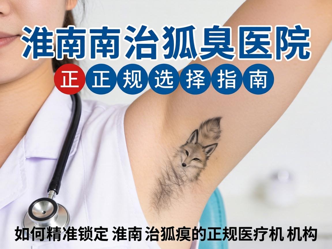 淮南治狐臭医院正规选择指南，如何精准锁定淮南治狐臭的正规医疗机构
