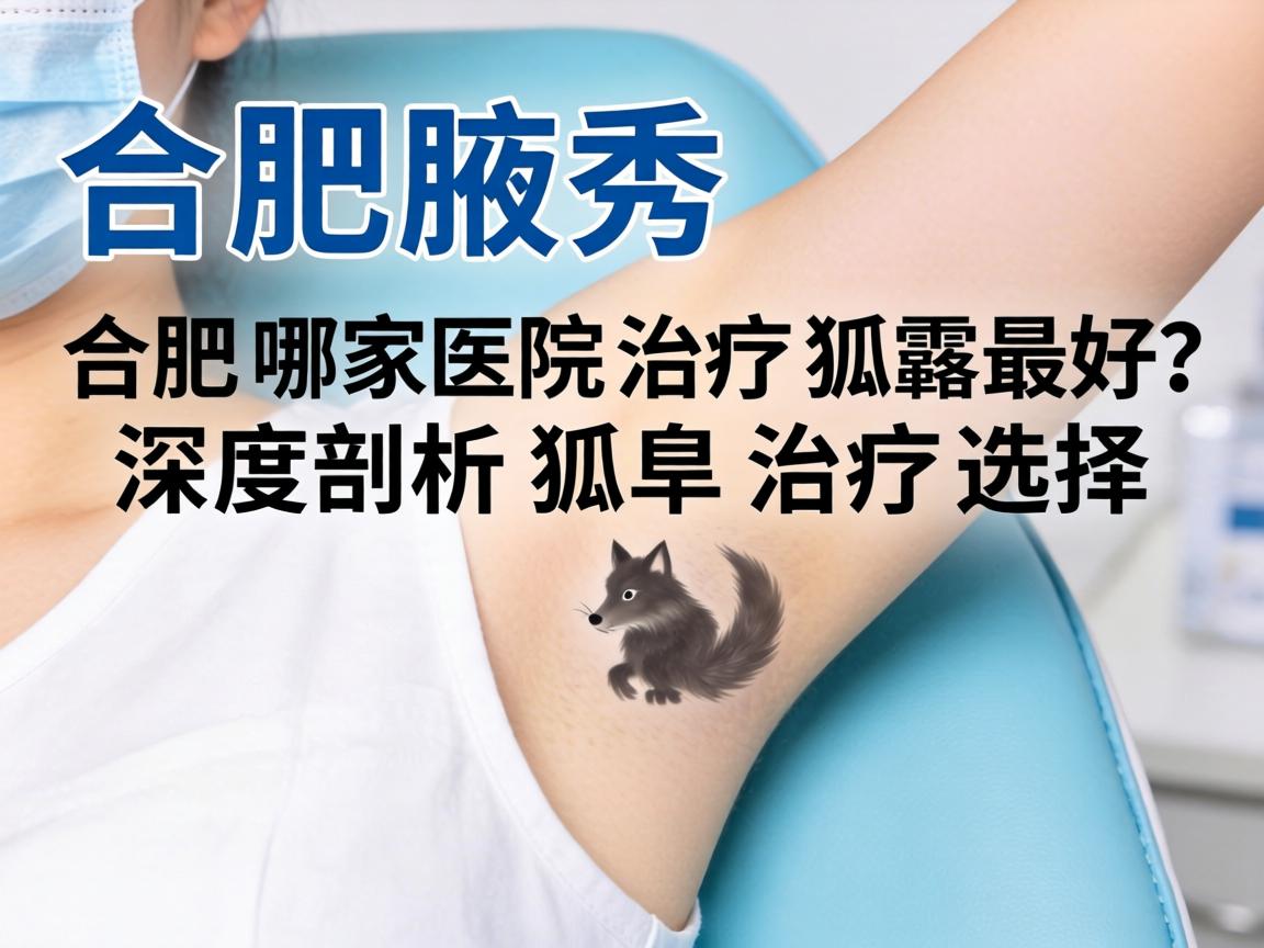 合肥腋秀解析，合肥哪家医院治疗狐臭最好？深度剖析狐臭治疗选择
