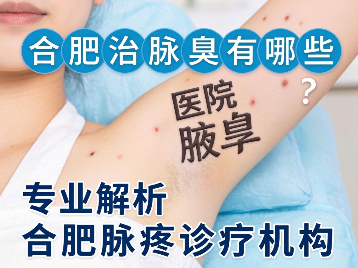 合肥治腋臭医院有哪些？专业解析合肥腋臭诊疗机构