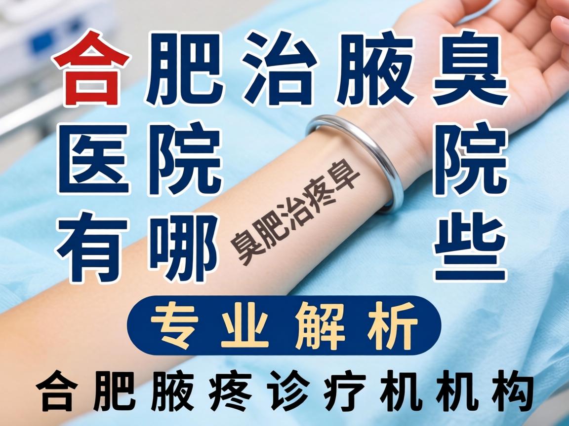 合肥治腋臭医院有哪些？专业解析合肥腋臭诊疗机构