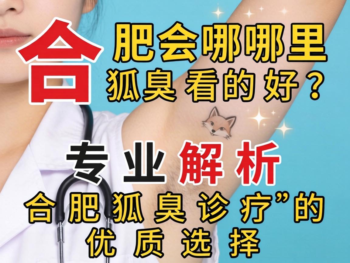 合肥哪里狐臭看的好?专业解析合肥狐臭诊疗的优质选择 合肥哪里狐臭看的好?专业解析合肥狐臭诊疗的优质选择
