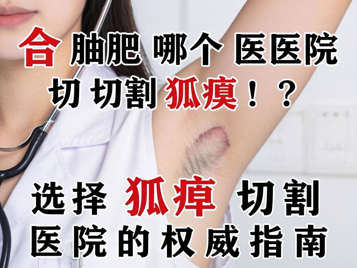 合肥哪个医院切割狐臭？选择狐臭切割医院的权威指南