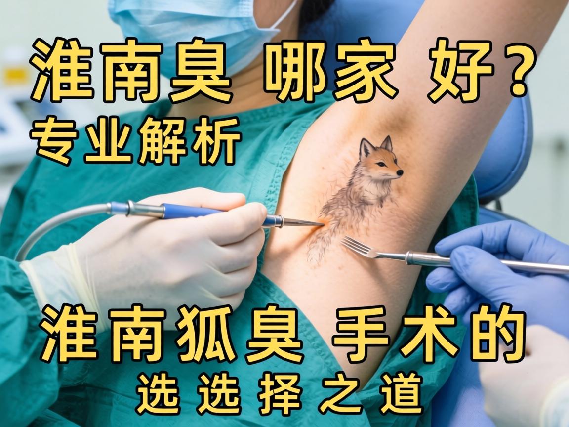 淮南狐臭手术哪家好？专业解析淮南狐臭手术的选择之道