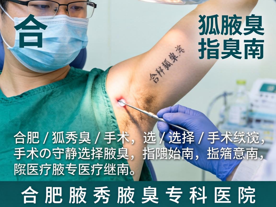 合肥狐臭手术选择指南,详解合肥腋秀腋臭专科医院 合肥狐臭手术选择指南,详解合肥腋秀腋臭专科医院