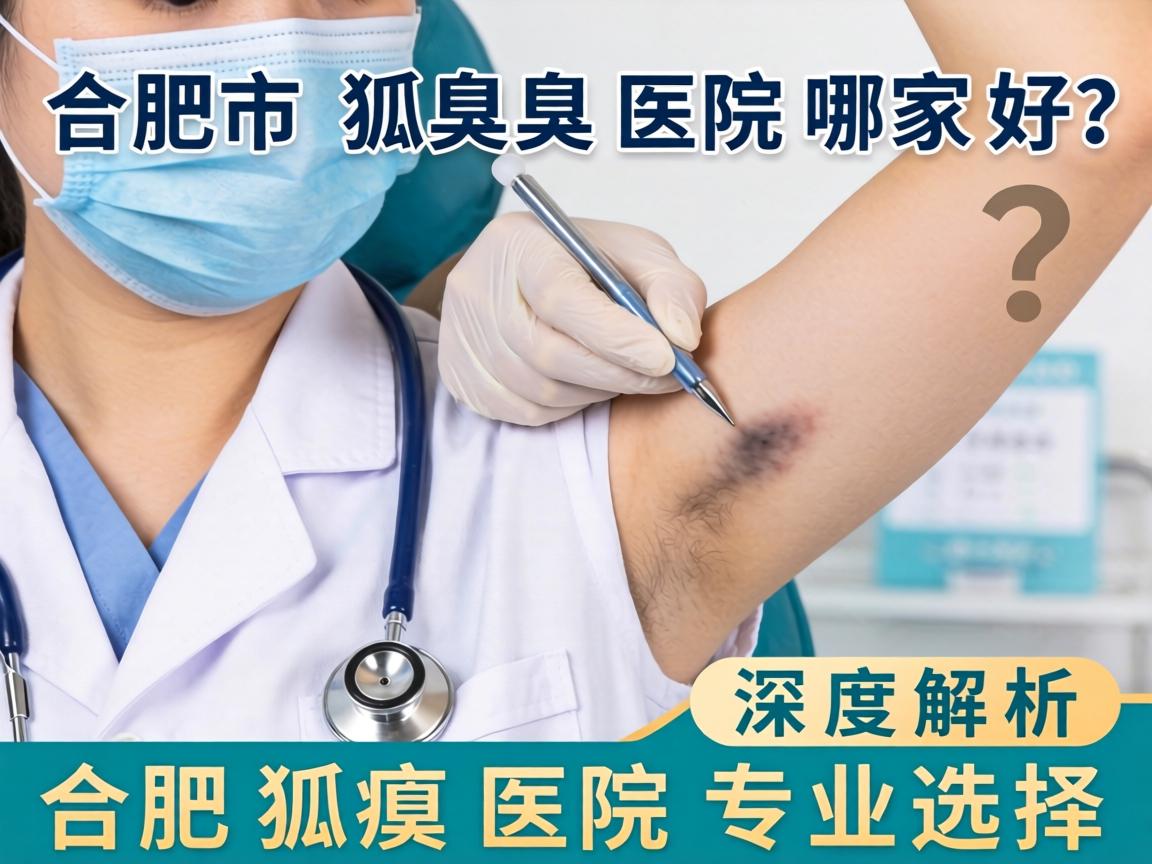 合肥市狐臭医院哪家好？深度解析合肥狐臭医院专业选择