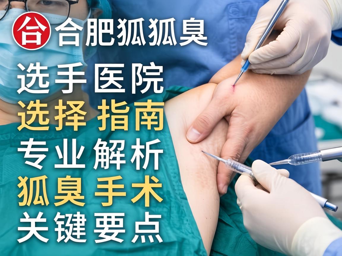 合肥狐臭手术医院选择指南,专业解析狐臭手术的关键要点 合肥狐臭手术医院选择指南,专业解析狐臭手术的关键要点