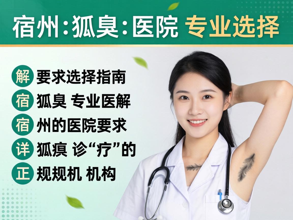 宿州狐臭医院专业选择指南,详解宿州狐臭诊疗的正规机构 宿州狐臭医院专业选择指南,详解宿州狐臭诊疗的正规机构