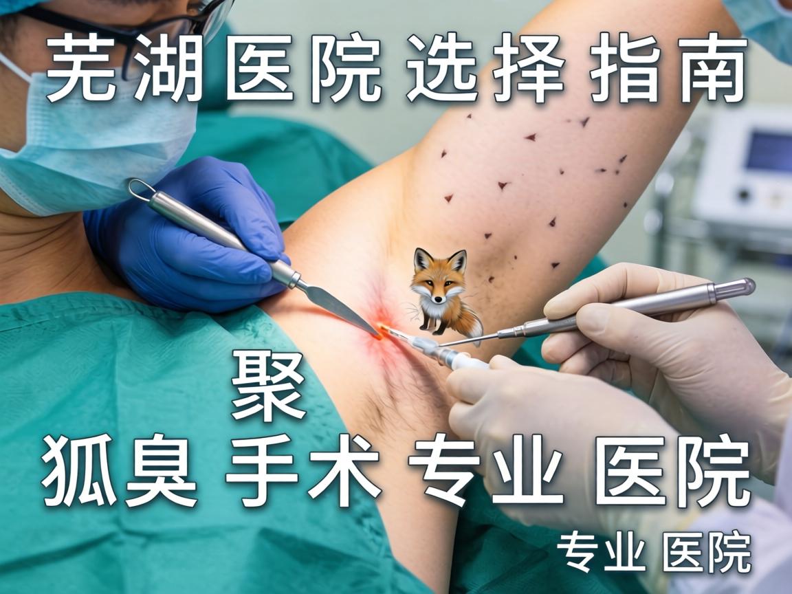 芜湖狐臭手术医院选择指南，聚焦狐臭手术专业医院