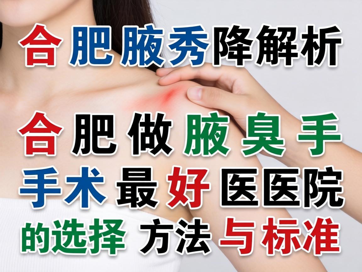 合肥腋秀解析,合肥做腋臭手术最好医院的选择方法与标准 合肥腋秀解析,合肥做腋臭手术最好医院的选择方法与标准