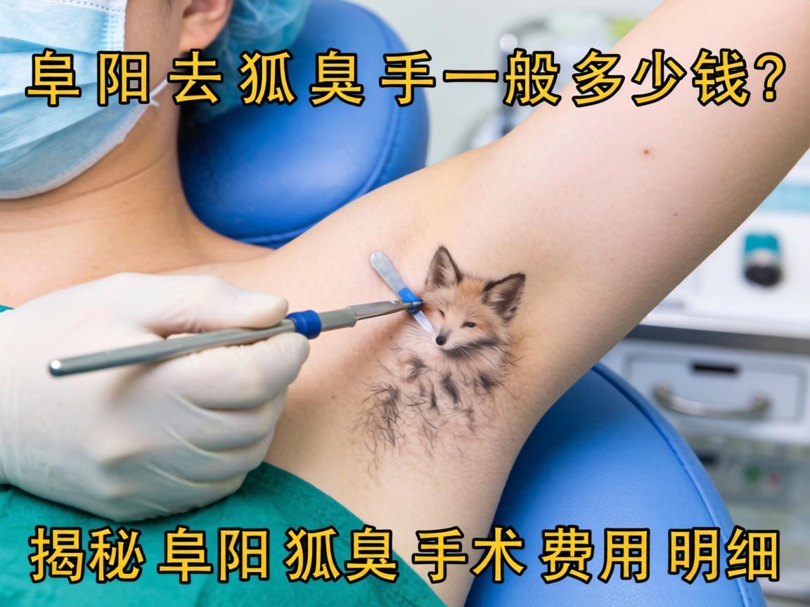 阜阳去狐臭手术一般多少钱？揭秘阜阳狐臭手术费用明细
